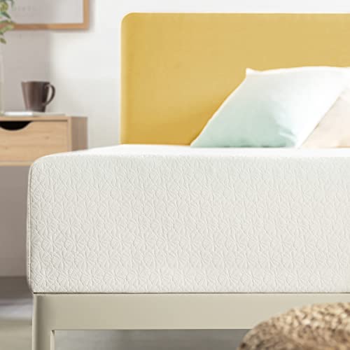 Best Price Mattress 8 inch Twin Mattress Bed-In-A-Box, Green Tea Memory Foam, White