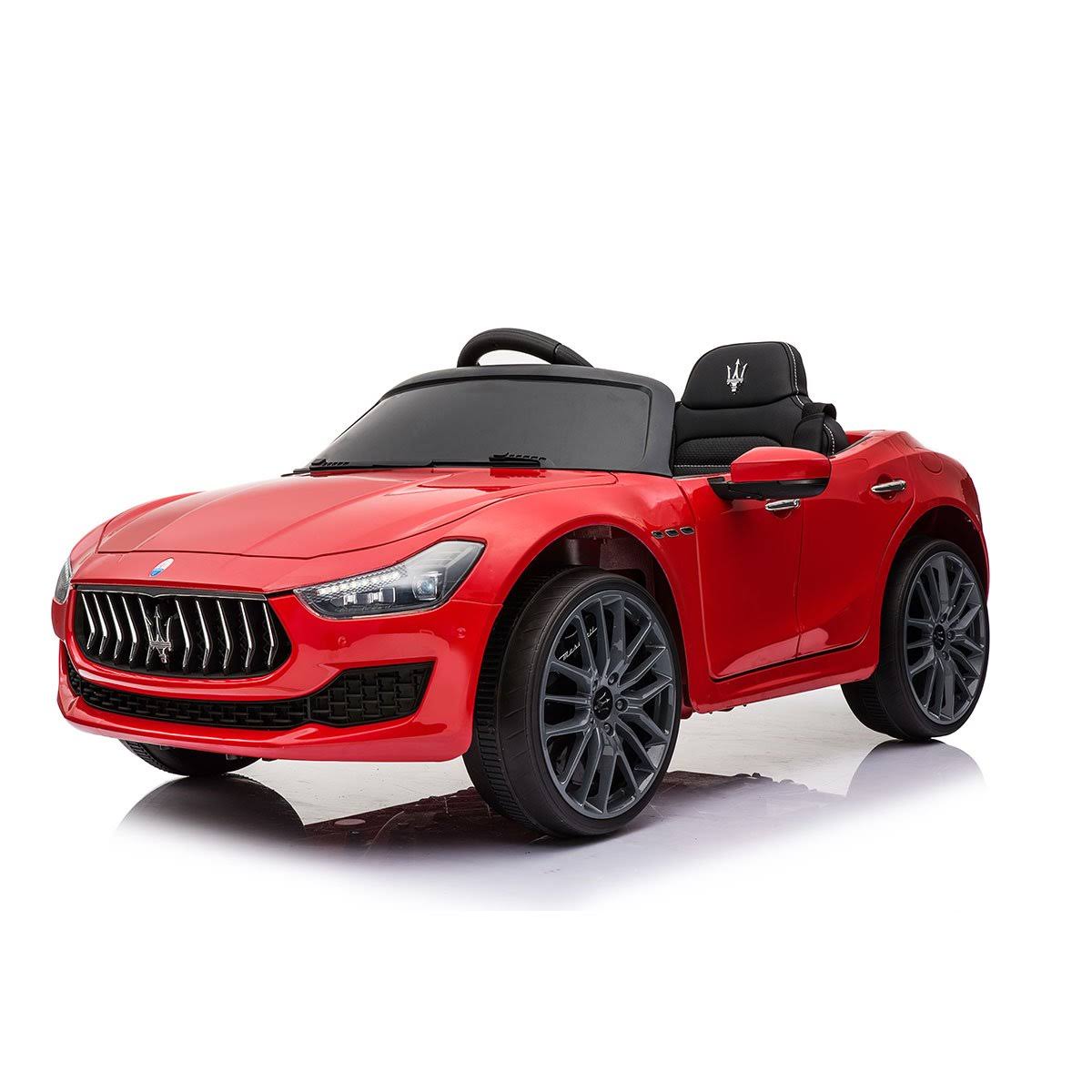 Tobbi Kids Ride on Car Maserati License 12V Rechargeable with MP3 / Remote Red