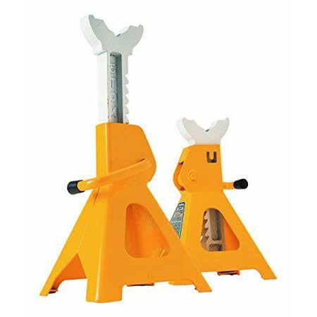 Performance Tool W41021 2 Ton 4,000 lbs. Capacity Heavy Duty Jack Stand Set