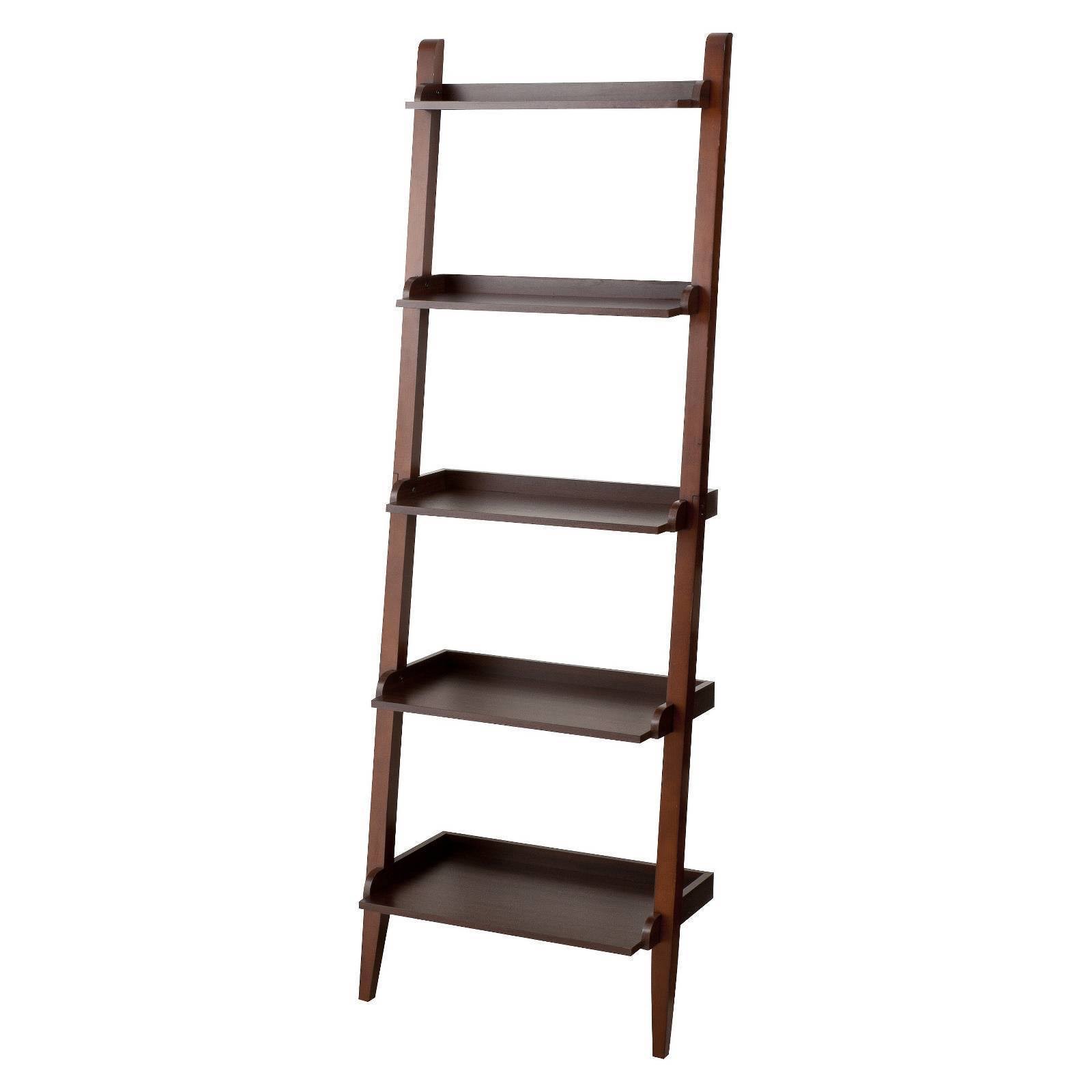 Threshold 72x22 Carson Leaning Bookcase - Espresso