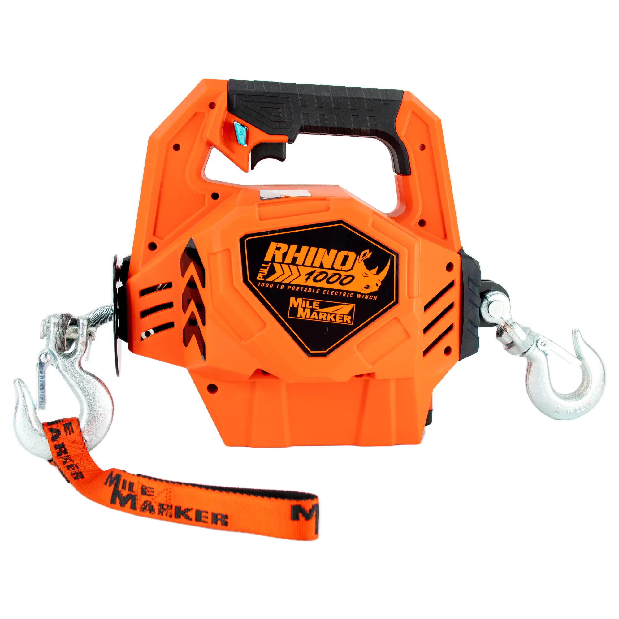Milemarker 711000 9500 lbs Rhino Pull 1000 Portable Winch - Curated Treasures Market