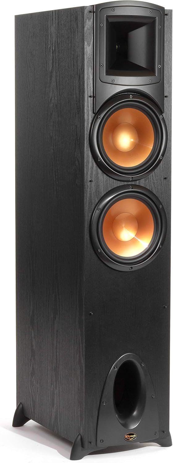 Klipsch Synergy Black Label F-300 Floorstanding Speaker with Proprietary Horn Technology, Dual 8” High-Output Woofers