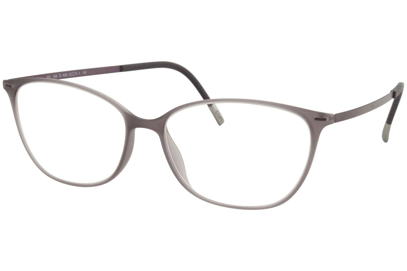 Silhouette Eyeglasses Urban-lite 1590 4040 Mauve/Plum Full Rim Optical Frame