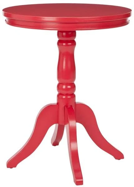 Safavieh Vivienne Side Table - Red