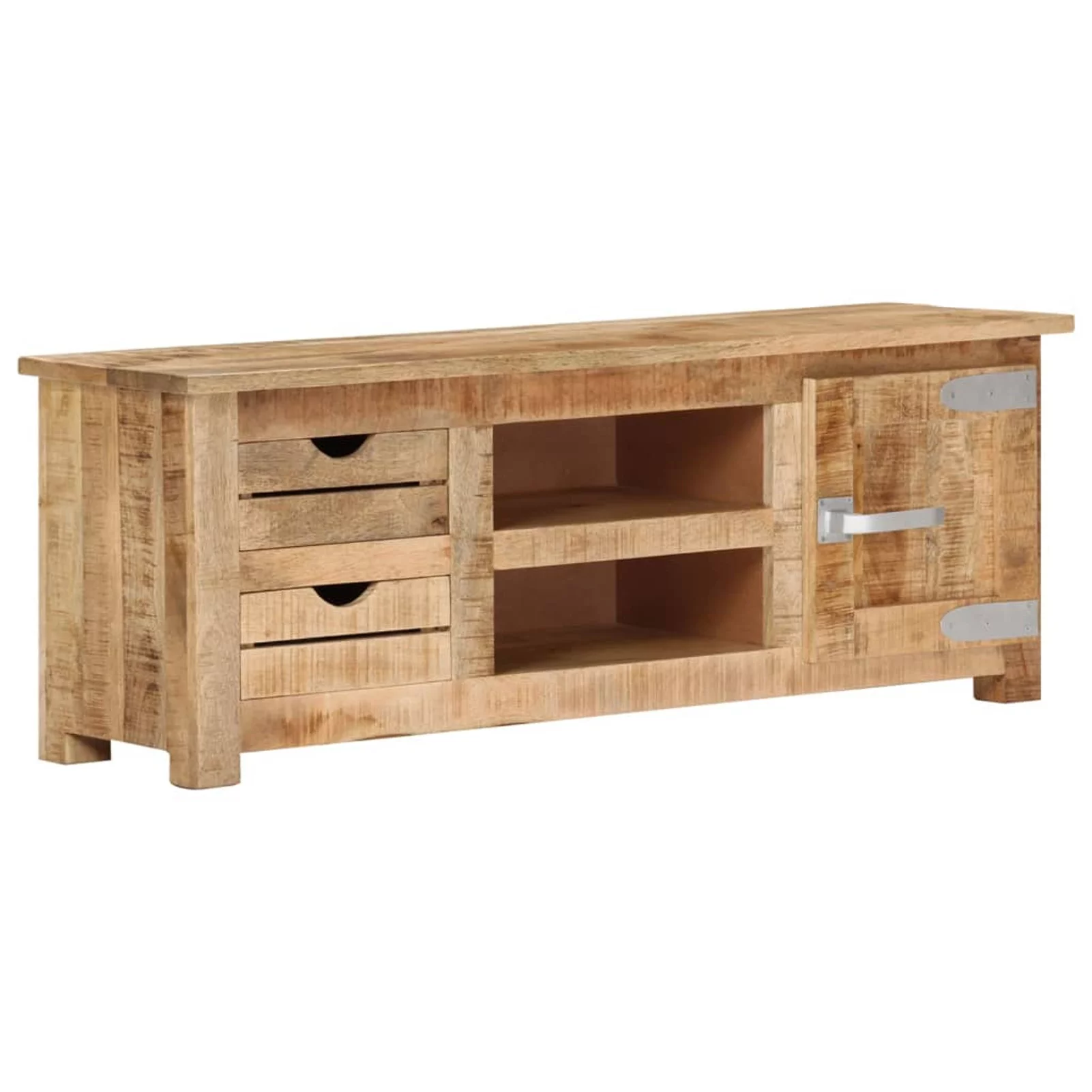 Anself TV Stand with 2 Storage Drawers