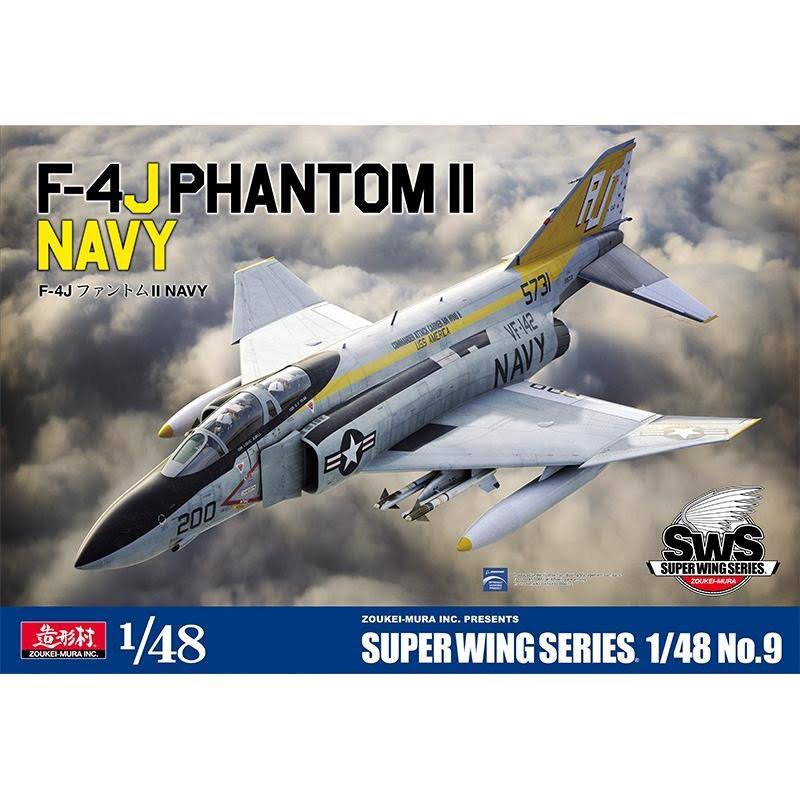 Zoukei-Mura Sws F-4J Phantom II Navy 1/48 Scale Model Kit