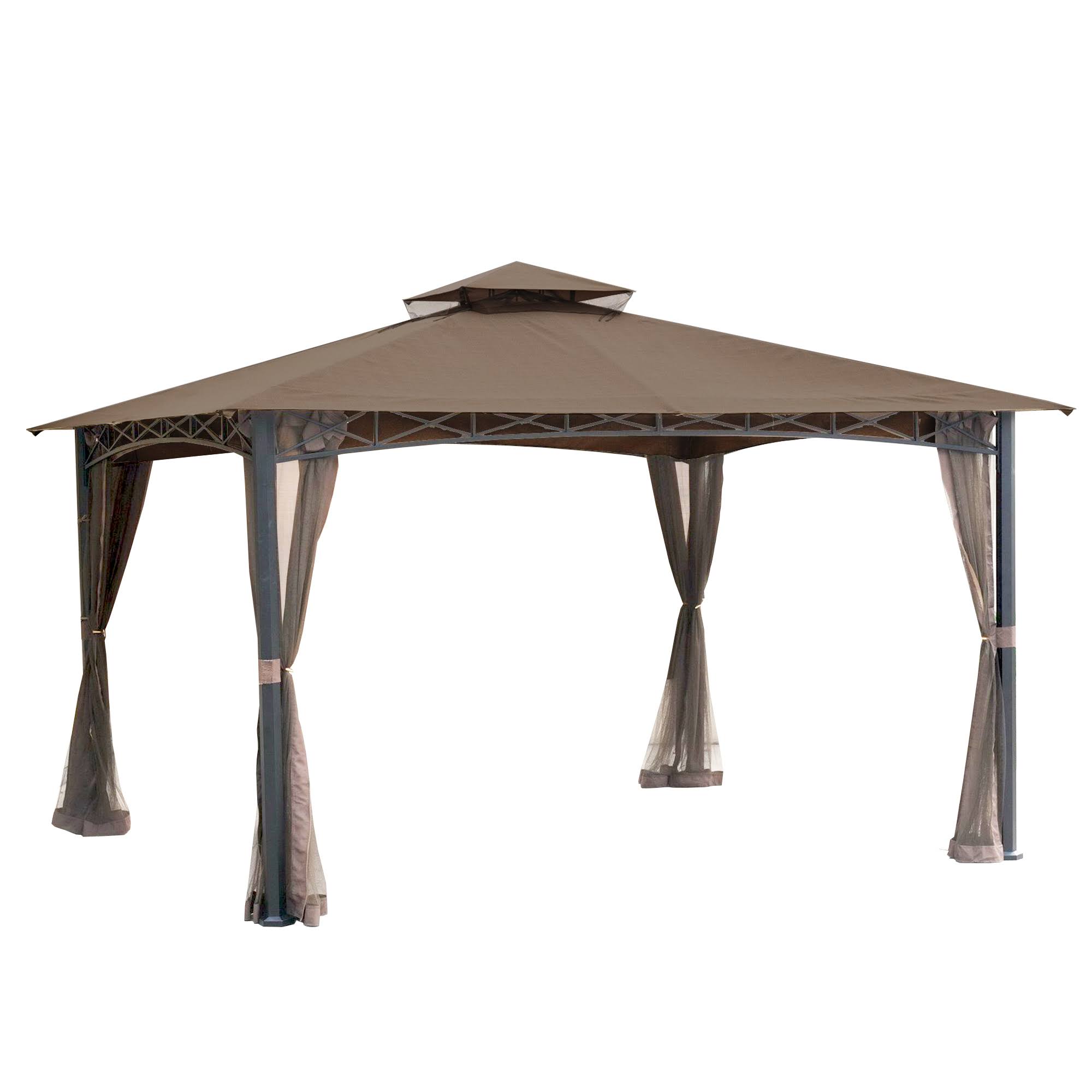 Garden Winds Replacement Canopy Top Cover for The Edinborough / San Rafael Gazebo - Nutmeg