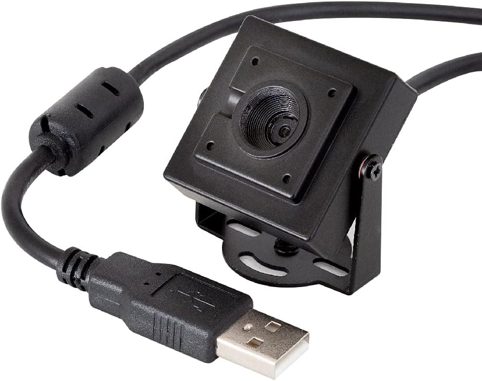 Arducam 16MP Autofocus USB Camera with Mini Metal Case, 1/2.8 IMX298 Mini UVC USB2.0 4K Video Webcam with Microphone, 3.3ft/1m Cable for Windows