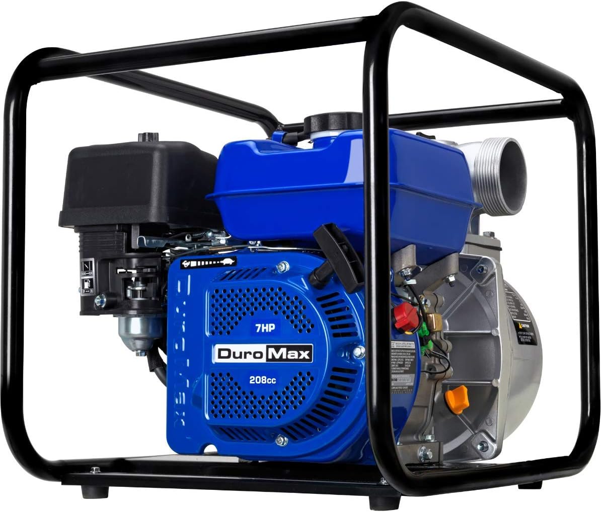 DuroMax XP650WP 208cc 220-Gpm 3,600-Rpm 3-Inch Gasoline Engine Portable Water Pump, 50 State Approved, XP650WP, Blue