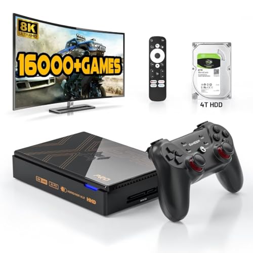 Kinhank Super Console X5 PRO Retro Game Console with 16000+Games,Android 12.0 OS,Emulator Console Compatible with Most Emulators,8K UHD Output