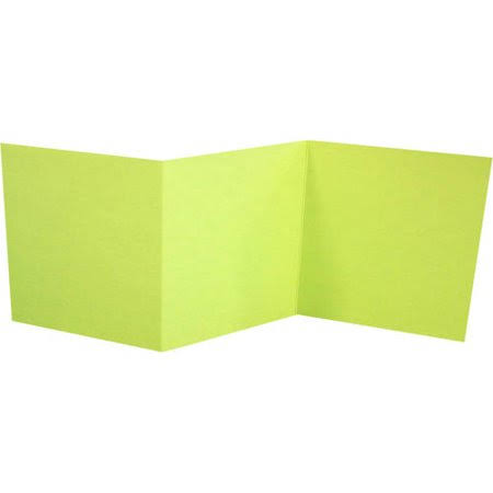 6 1/4 x 6 1/4 Z-Fold Invitation - Wasabi (100 Qty.), Size: 6.25 inch x 6.25 inch