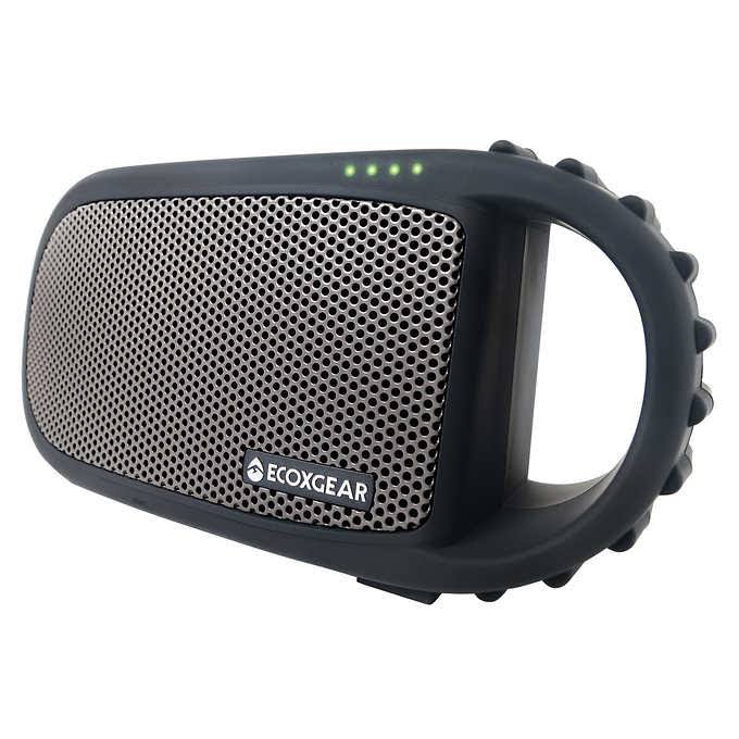 Ecoxgear Ecocarbon Waterproof Bluetooth Speaker- Gray