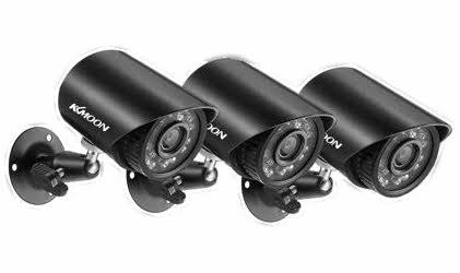 1080p Home Camera System 8CH DVR+4pcs 2MP HD Outdoor Waterproof Camera with Night Vision Support Motion Detection Remote Access DVR Kit No Hard Drive,