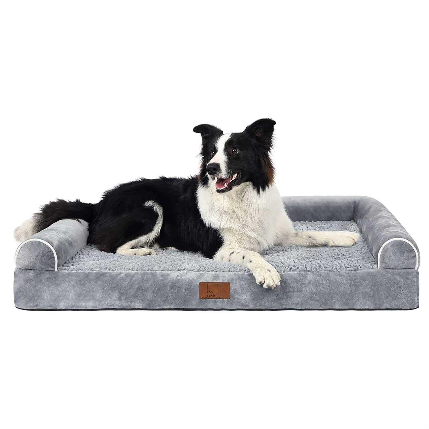 Lazy Lush Dog Bed Dog Beds for Extra Large Dogs Large Dog Bed with Removable Washable Cover - Pet Supplies online store