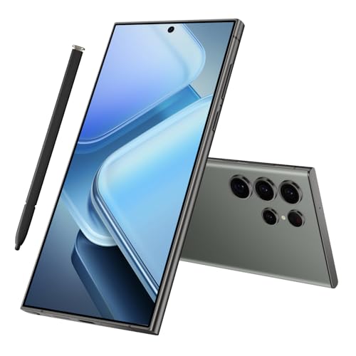 C24 Ultra 5G Unlocked Cell Phone, 6+256GB Smartphone, Android 13.0, 48+108MP Zoom Camera, Build in Pen,Long Battery Life 6800mAh, Dual SIM