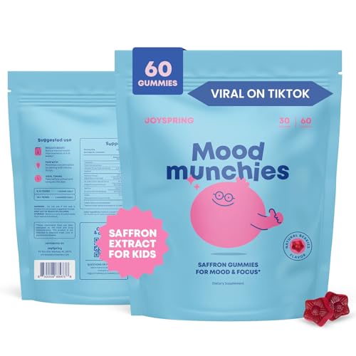 Saffron Supplements for Kids - Saffron Extract for Kids Mood Booster - Mood Support Supplement - Mood Boost Saffron Supplement