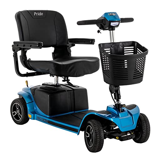 Pride Revo 2.0 4-Wheel Mobility Scooter with Ext Warranty (Blue)