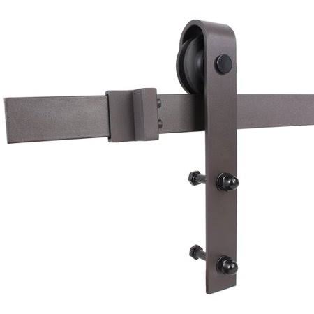 Calhome Classic Bent Strap Sliding Door Track and Hardware