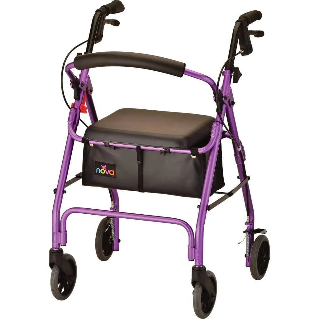 GetGo Classic Rolling Walker- Purple by Nova