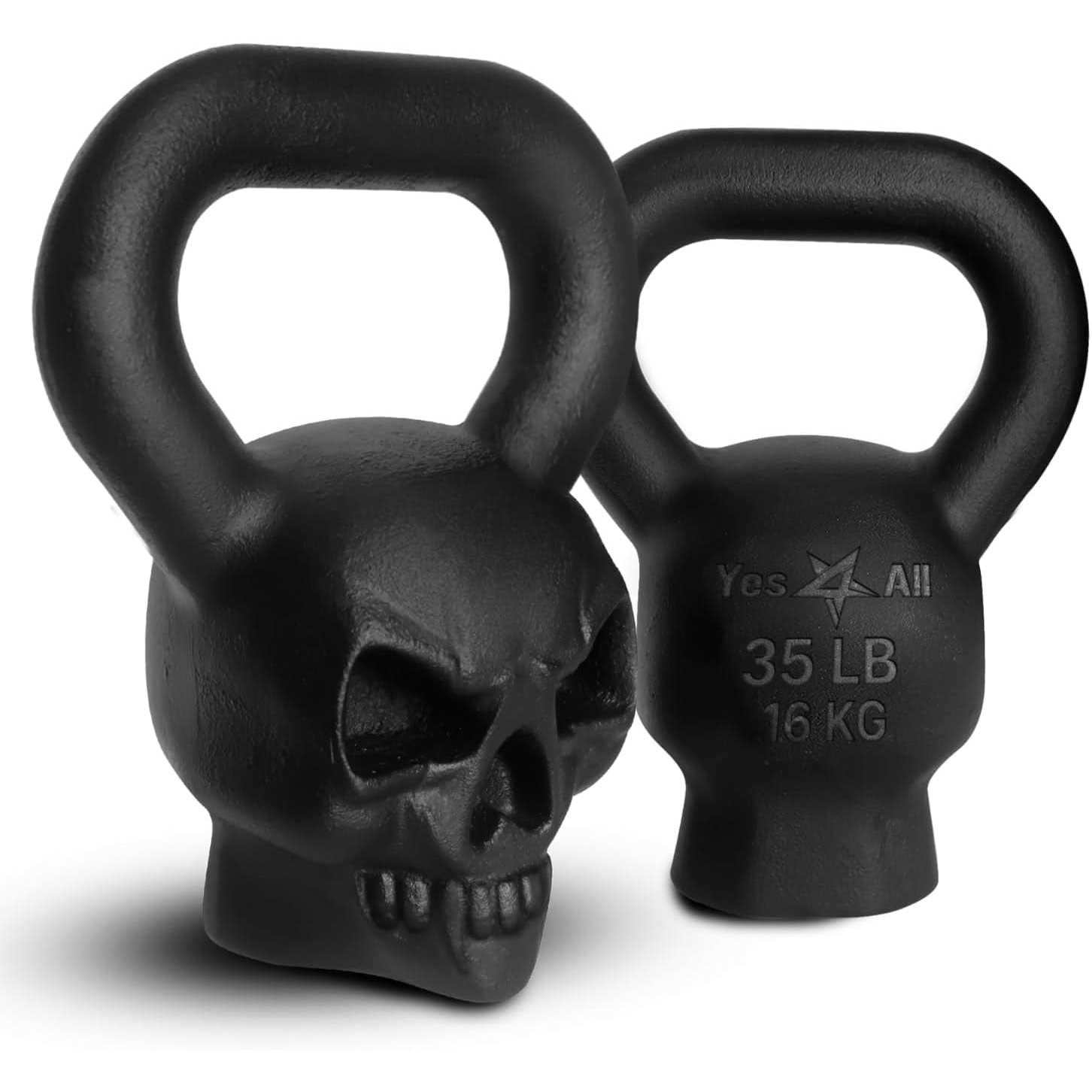 Yes4all Halloween Edition Skull Kettlebell - Sports Supplies Online Store