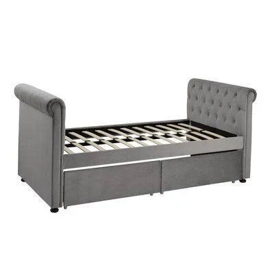 Colley Twin Daybed with Trundle Canora Grey