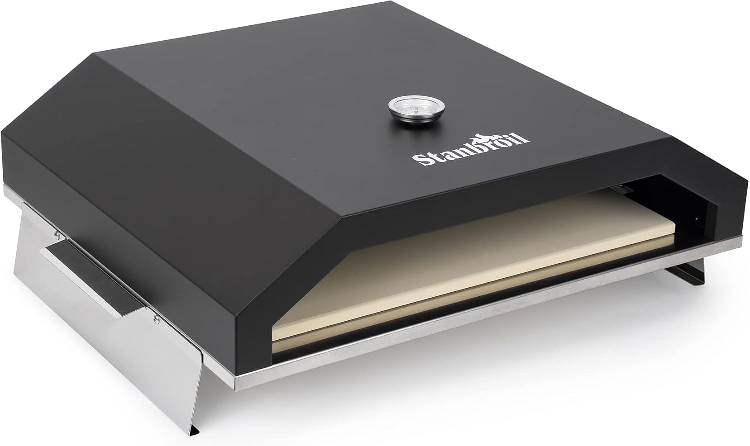Stanbroil Pizza Oven for Blackstone 36" Gas Griddle Cooking Station, Outdoor Pizza Maker with Side Panels and Temperature Gauge