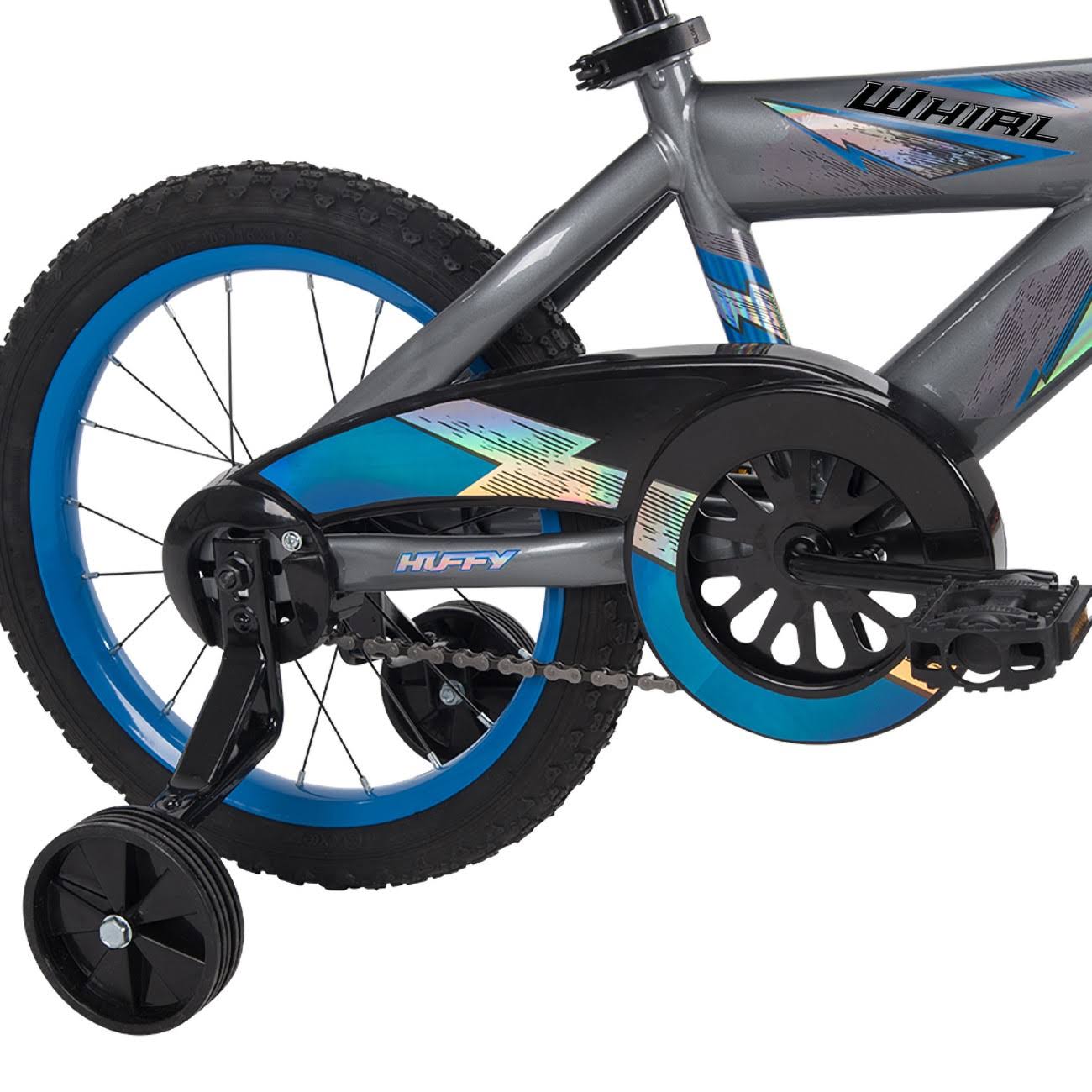 Huffy Whirl 16" Kids Bike - Grey/Blue
