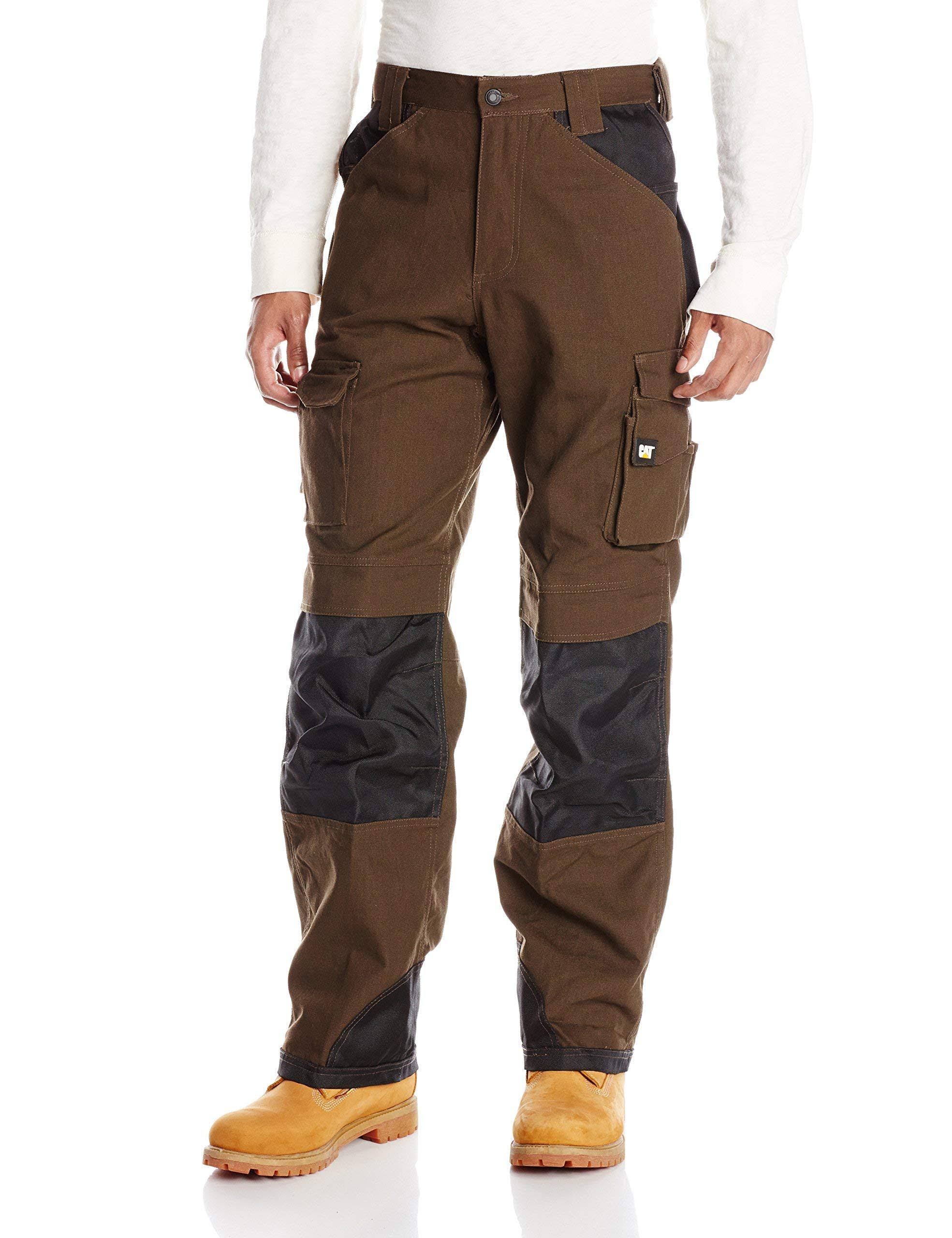 Caterpillar Men&s Trademark Pant Dark Earth-Black 32/36