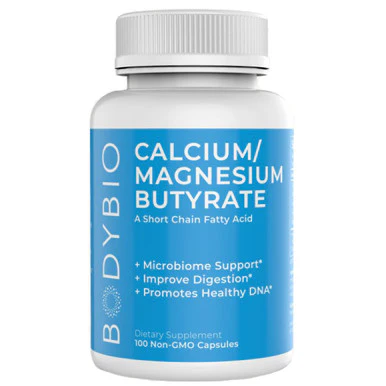 BodyBio Calcium/Magnesium Butyrate 100 caps - Kansas Nuitrition - HNZSDS