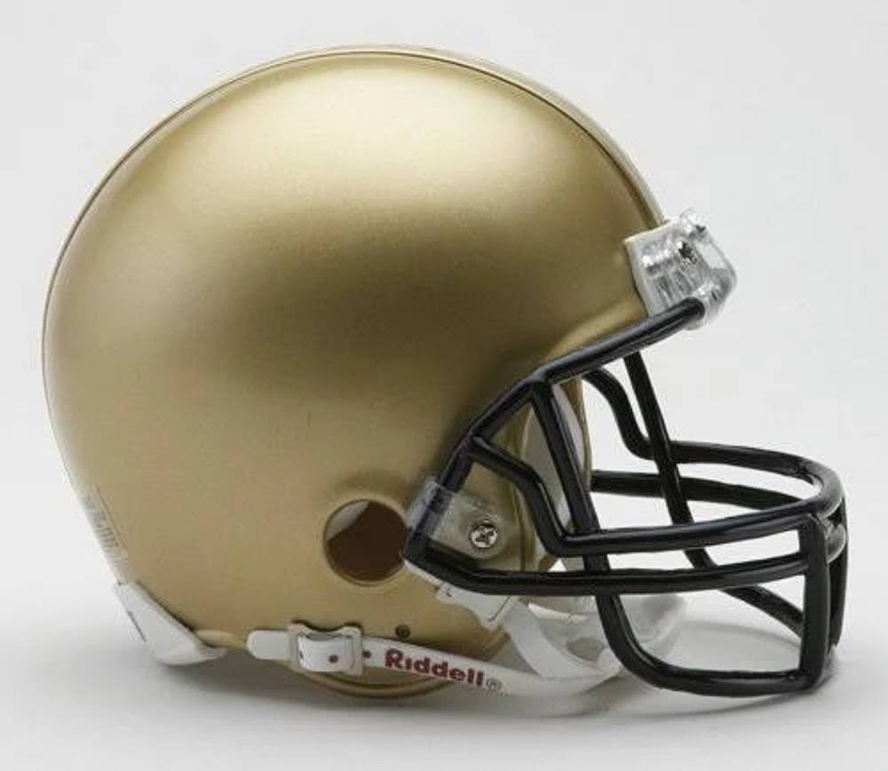 NCAA Navy Riddell Mini Replica Football Helmet