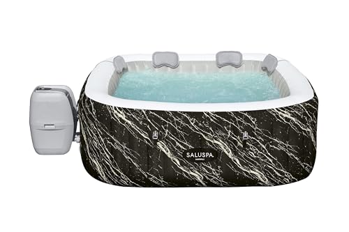 Bestway SaluSpa Hawaii EnergySense Smart Luxe AirJet Inflatable Hot Tub Spa (71" x 71" x 26") | Features LED Lights and App-Control | Fits Up to 4-6