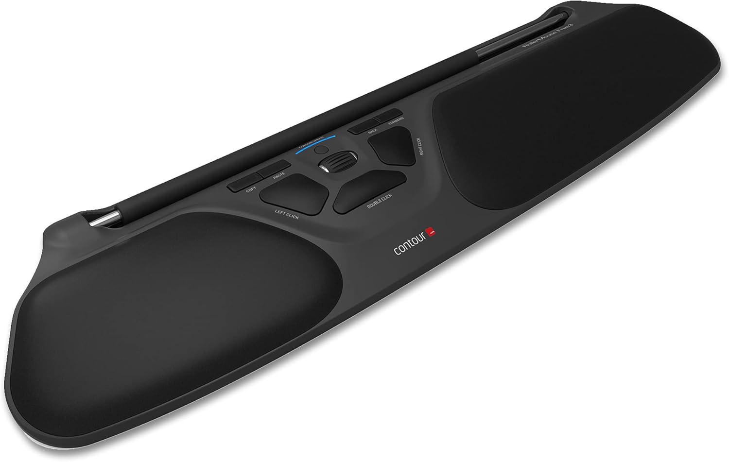 Contour Design RollerMouse Free3 - Wired Ergonomic Mouse for Laptop and Desktop Computer Use - Reach-Free Ambidextrous Computer Mouse