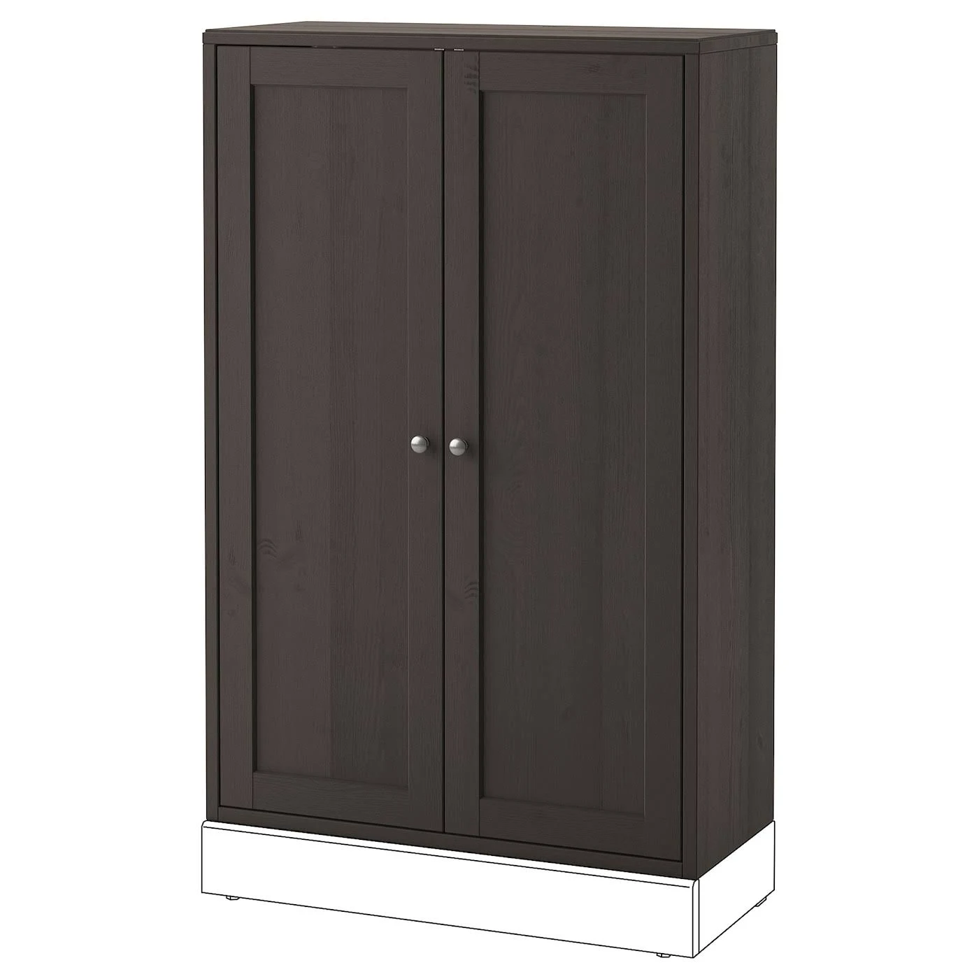 IKEA - HAVSTA Cabinet, Dark Brown, 31 7/8x13 3/4x48 3/8