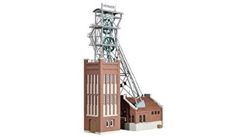 Kibri Mine Head Tower w/Drive - HO-Scale Model Train Building HO