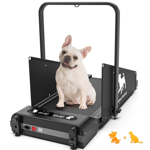 Dog Treadmill for Small Dogs,1.5HP Folding Dog Running Machine,Small Dog Treadmill, Dog Pacer Training Pad,220lbs