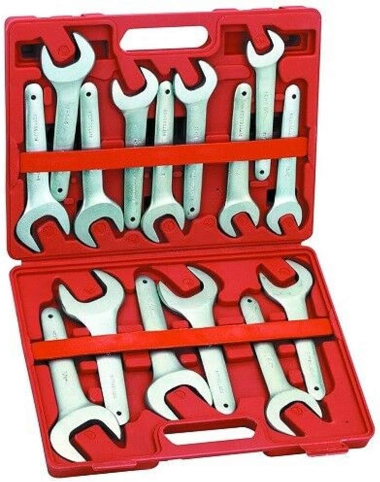 Wrench Set Farmers Style Heavy Duty Chrome Plated Mechanic Tools SAE Service