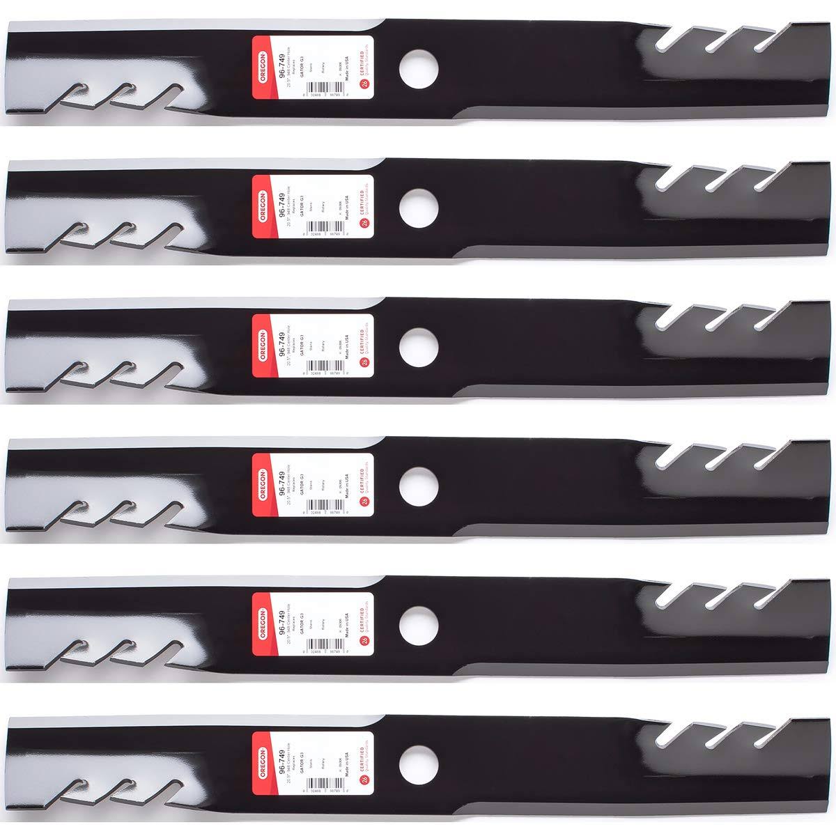 Oregon 6pk G3 Gator Mulching Blades 60x22 Fits Exmark 103-6393 103-6398 116-5174 96-749