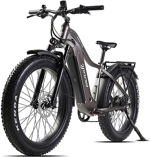E-Scout PRO, 750W Peak 1000W Electric Bike Adults, 80Miles Motor Ebike, 48V 20Ah Battery
