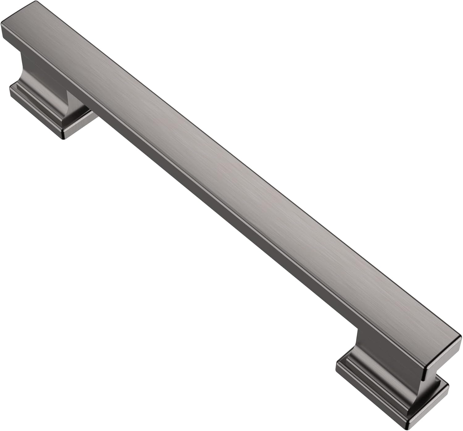 Alzassbg AL3061SN Brushed Satin Nickel, 5 Inch(128mm) Hole Centers Cabinet Hardware Modern Drawer Handles Pulls 10 Pack