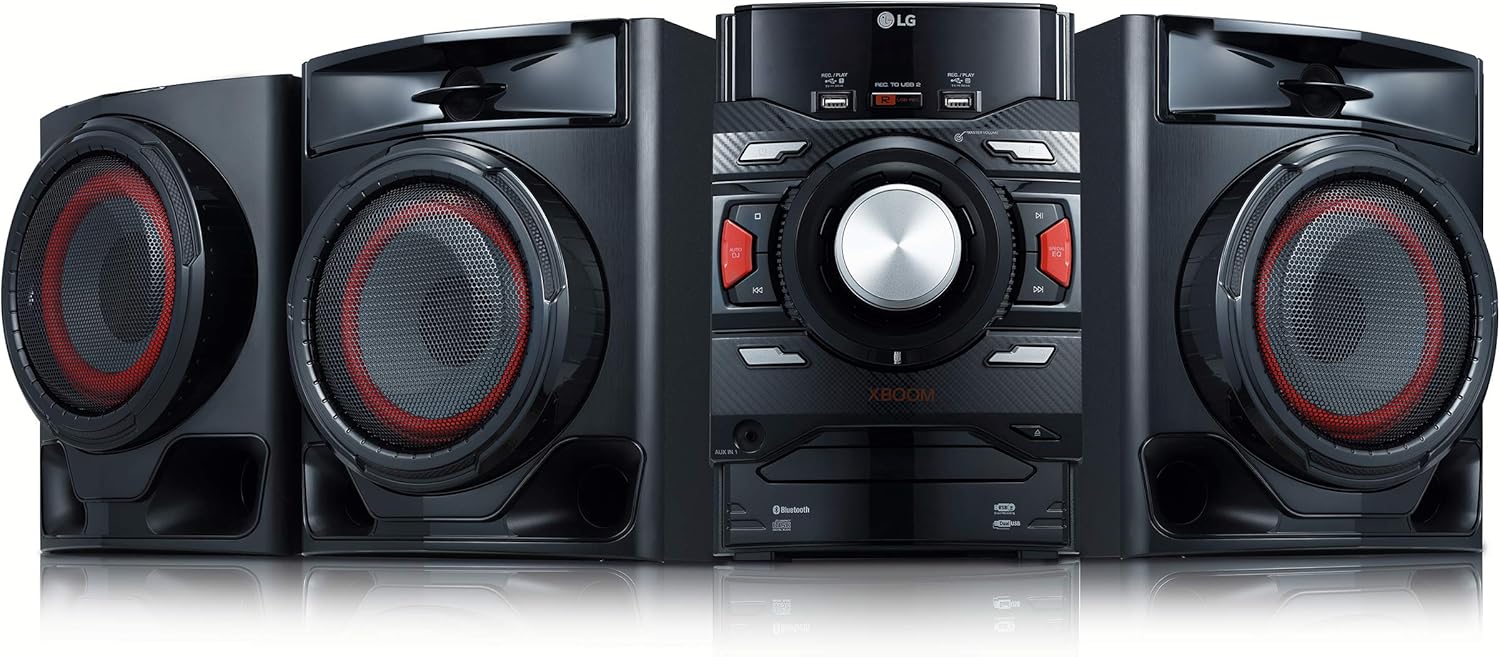 LG CM4590 XBOOM XBOOM Bluetooth Audio System with 700 Watts Total Power,Black
