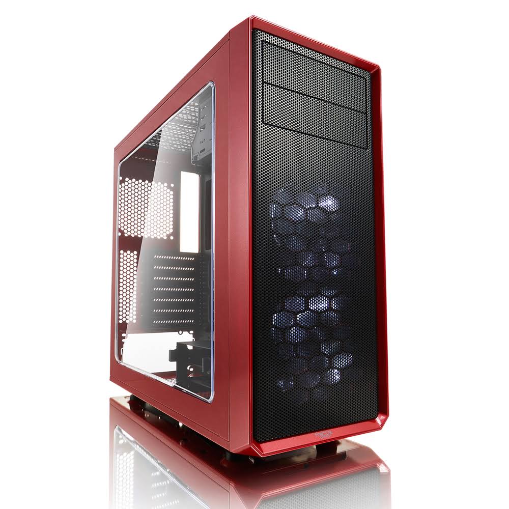 Fractal Design Focus G Mid-Tower Case (Red) Fd-ca-focus-rd-w