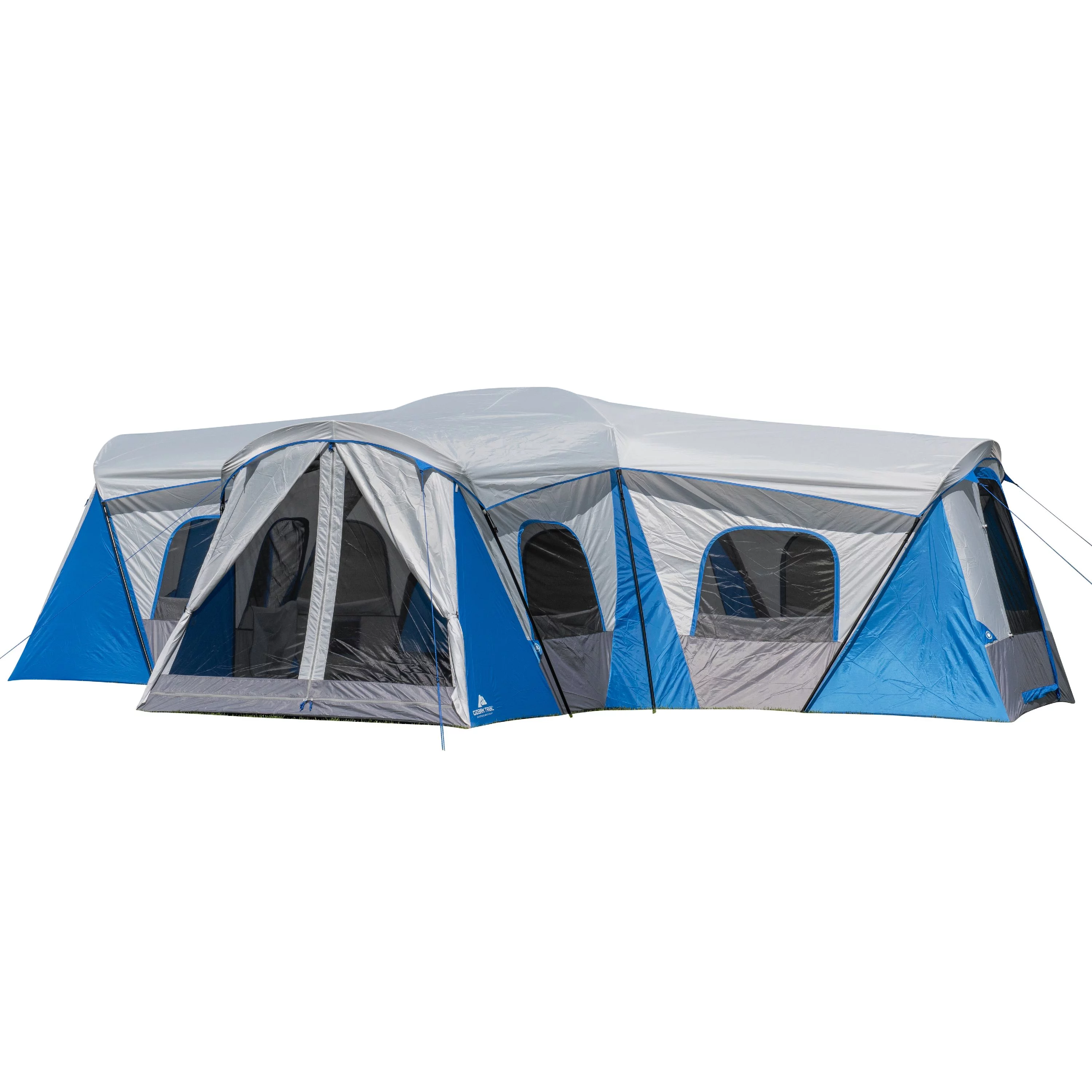 Ozark Trail 16-Person 3-Room Family Cabin Tent, with 3 Entrances - Radiant Selections