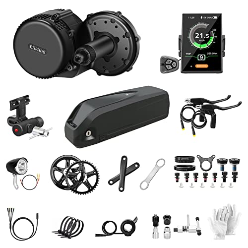 Bafang Electric Bike Conversion Kit Mid Motor BBS-HD 48 V 1000 W Motor Accessories Display Optional Kit Downtube Battery
