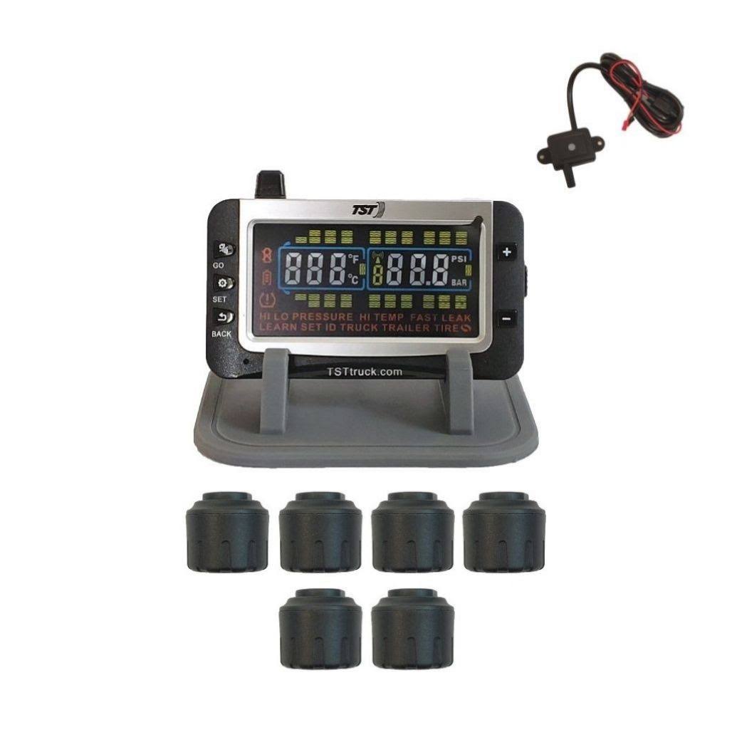 TST 507 Series - 6 RV Cap Sensor TPMS System with Color Display