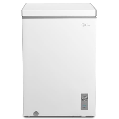Midea MERC07C4BAWW Cubic Feet Chest Freezer, 7.0 Cu.ft-New, White