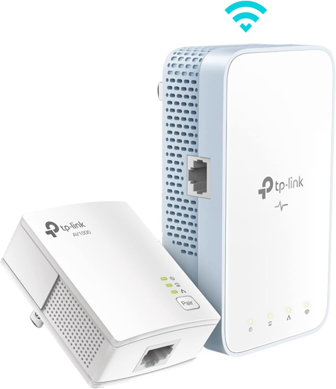 TP-Link Powerline WiFi Extender (TL-WPA7517KIT) - AV1000 Powerline Ethernet Adapter with Dual Band WiFi, OneMesh, Gigabit Port, Ethernet Over Power
