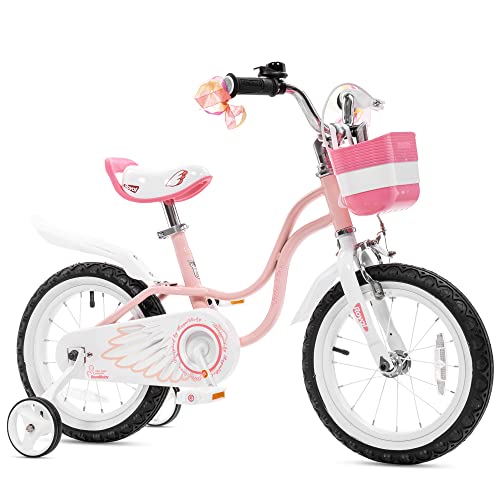 Royalbaby Princess Girls Kids Bike 12 14 16 18 20 Inch Children Bicycle with Basket for Age 3-12 Years