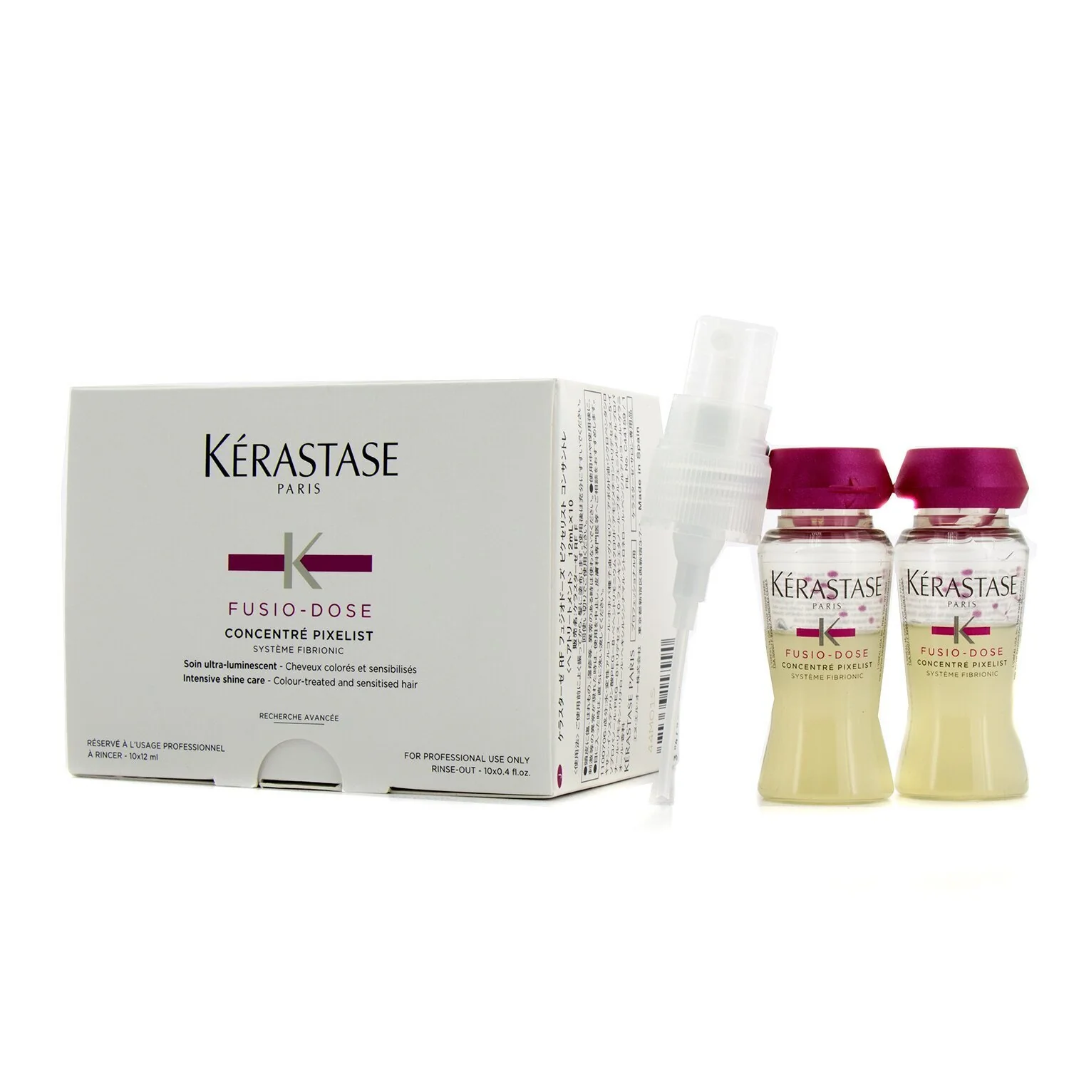 Kerastase Fusio-Dose Concentre Pixelist Intensive Shine Care (Colour-Treated and Sensitised Hair)  10x12ml/0.4oz