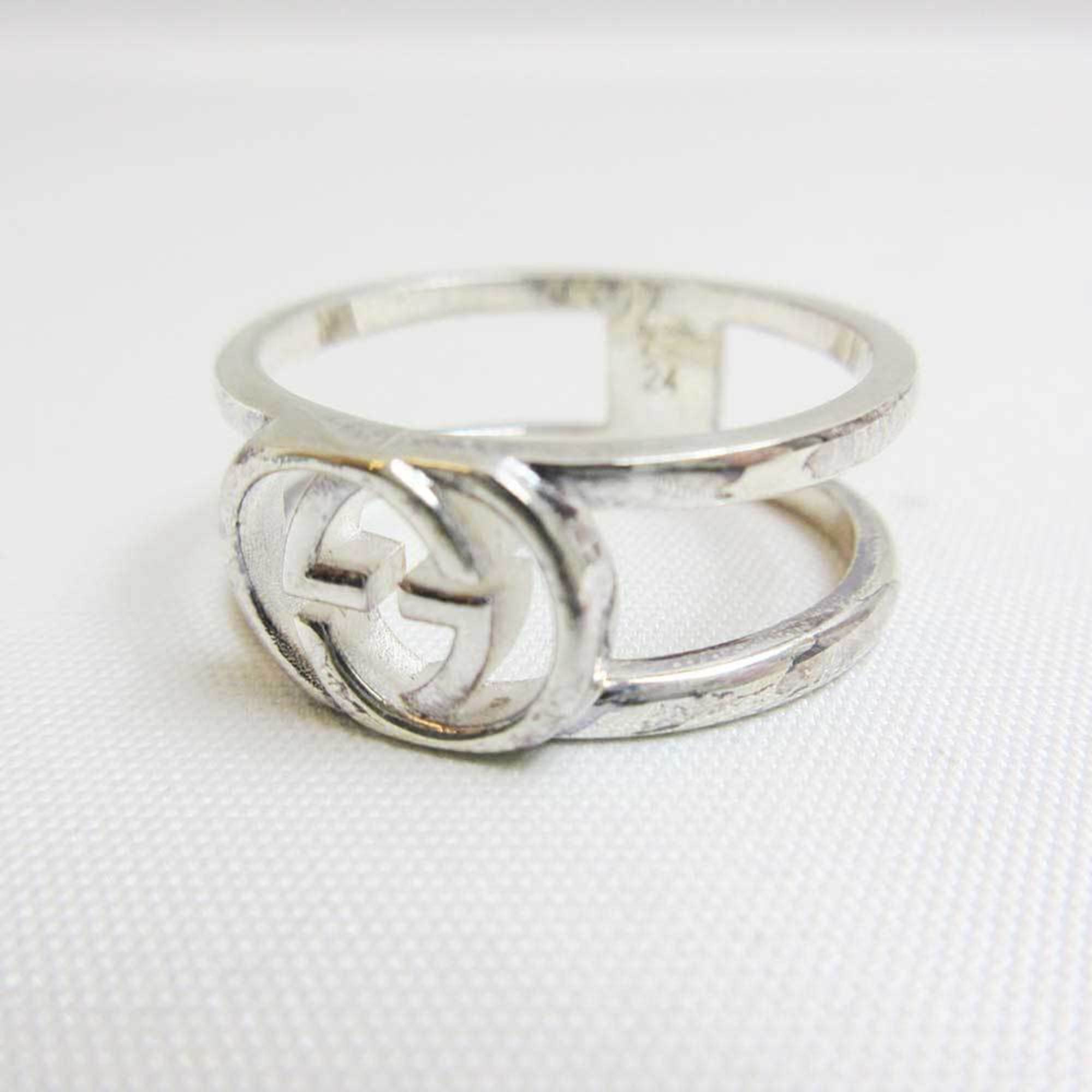 Pre-Owned Gucci ring GG mark silver GUCCI (Good)