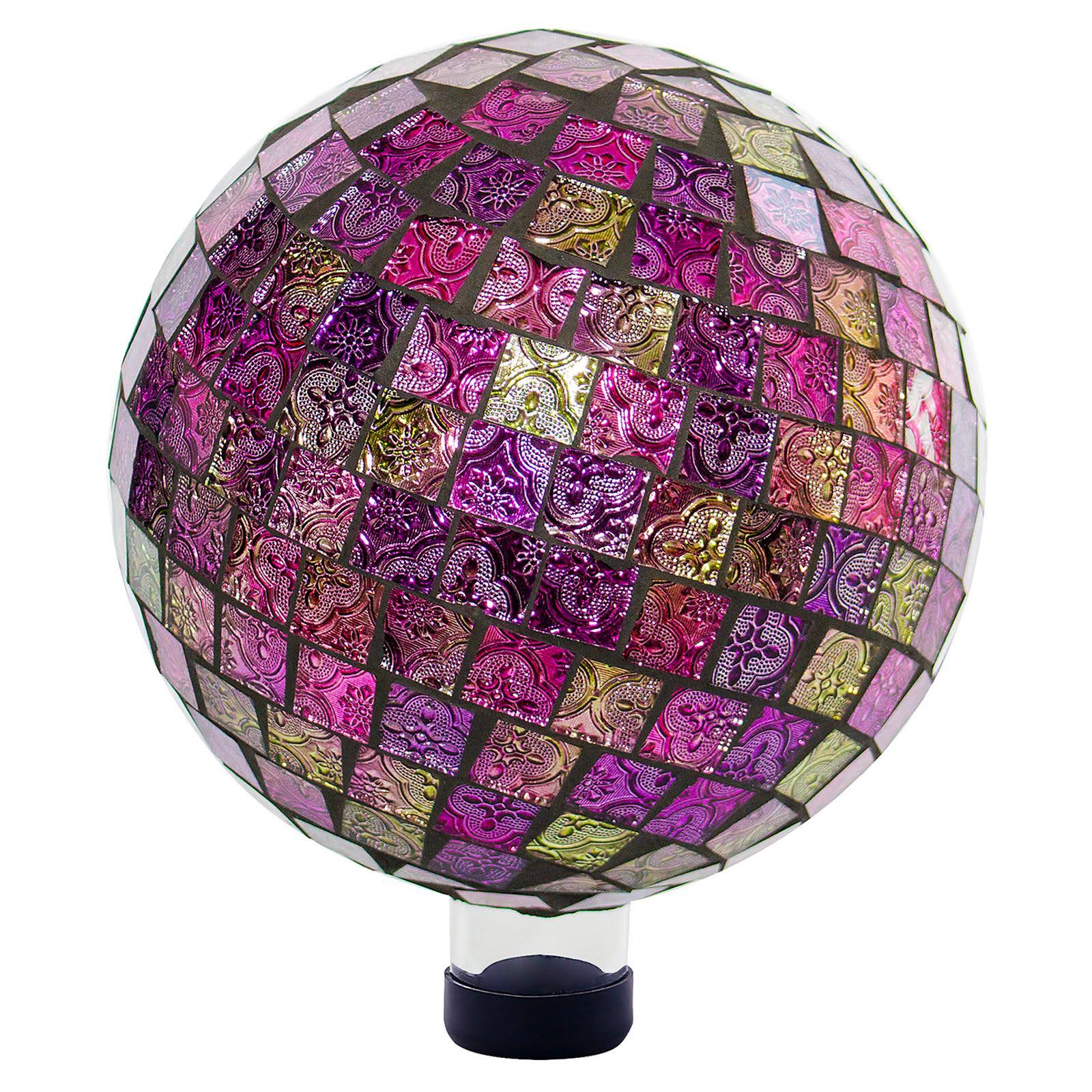 Alpine Violet Mosaic Gazing Globe
